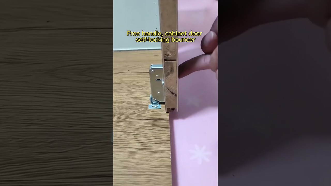 Push to open latch for cabinet doors. Easy to install!💫