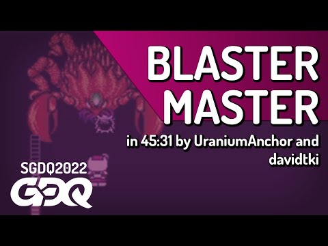 Blaster Master by UraniumAnchor and davidtki in 45:31 - Summer Games Done Quick 2022