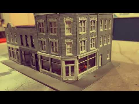 Walthers Merchants Row 5 Ho Modelo Ferroviário em Escala