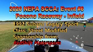 1992 Subaru Legacy Sport | 2020 NEPA SCCA Autocross - Pocono Raceway: (Event #6)