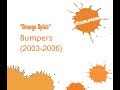 Nickelodeon Orange Splat Bumpers 2003 2004 2006