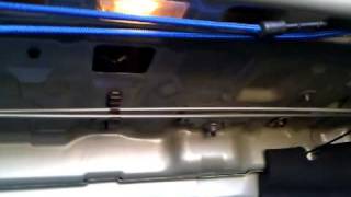 Kia Forte auto trunk open