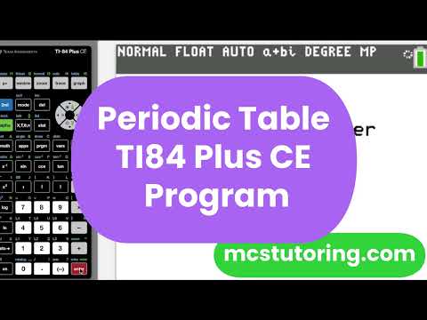 Periodic Table Program Demo