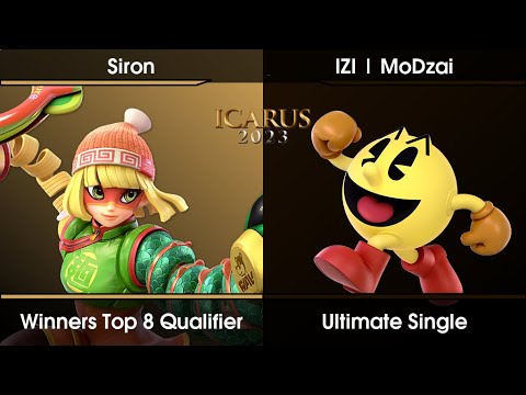 ICARUS 2023 Winners Top 64 Qualifier - Siron (Min Min) Vs. MoDzai (Pac-Man) SSBU Ultimate Tournament