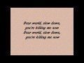 Boy Epic - Dear World (lyrics) 