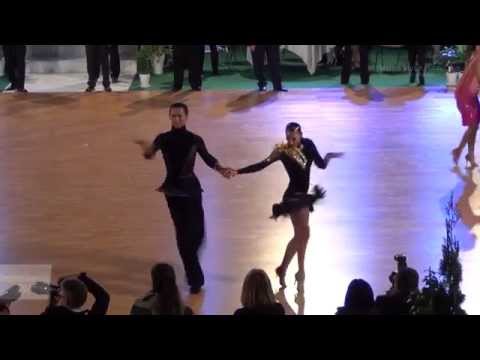 DSFO Megeve 2014 | WO LAT | Semi-Final Chacha | Andrea De Angelis & Olga Chupilov