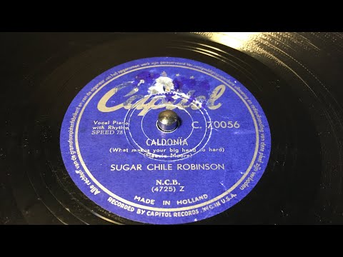 Sugar Chile Robinson - Caldonia - 78 rpm - Capitol C70056