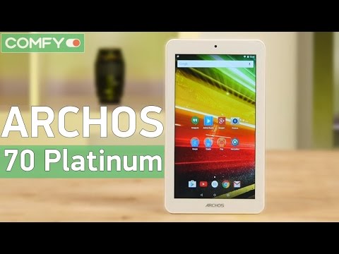 Archos 70 Platinum - бюджетный планшет с металлическим корпусом - Видео демонстрация