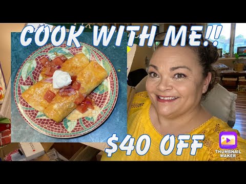 Cook with me!! Chicken Enchiladas from Hello Fresh +...