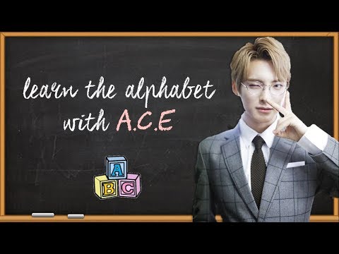 learn the alphabet with a.c.e