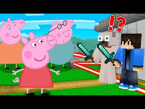PEPPA MALAC vs LEGVÉDETTEBB HÁZ A MINECRAFTBAN!