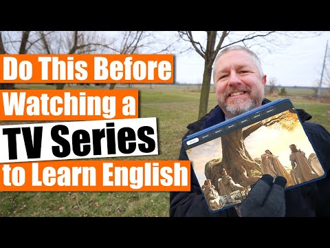 Do This Before Watching a TV Series to Learn English