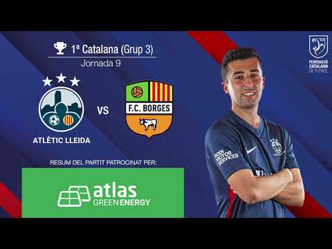 J9: Atlètic Lleida 4 - 0 FC Borges
