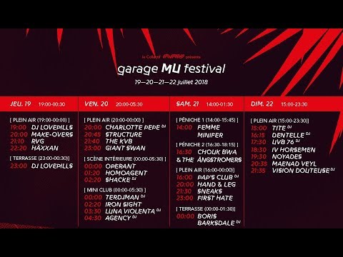 GIANT SWAN - Paris Garage MU Festival - 20.07.2018