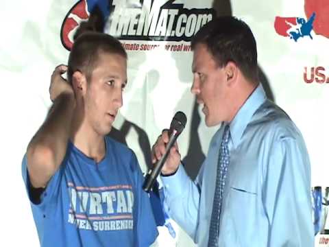 Junior Greco-Roman 130 pound champion Tyler Liberatore of Florida