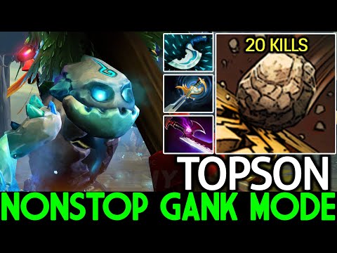 TOPSON [Tiny] Nonstop Gank Mode One Kill Per Min Dota 2