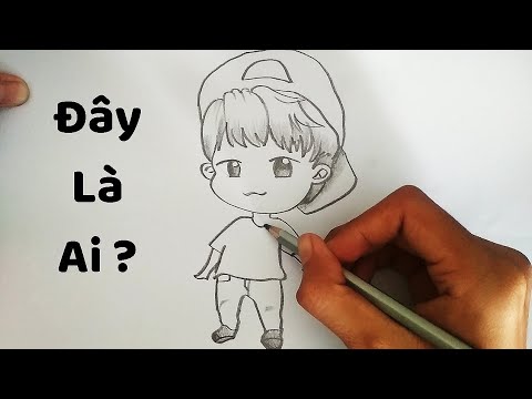 Vẽ Anime Chibi Boy cute - How to draw Anime Chibi
