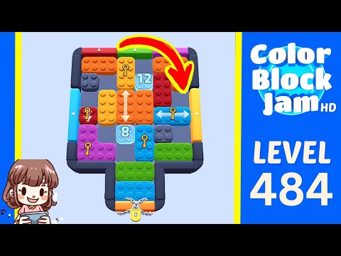 Color Block Jam Level 484 Solution Walkthrough