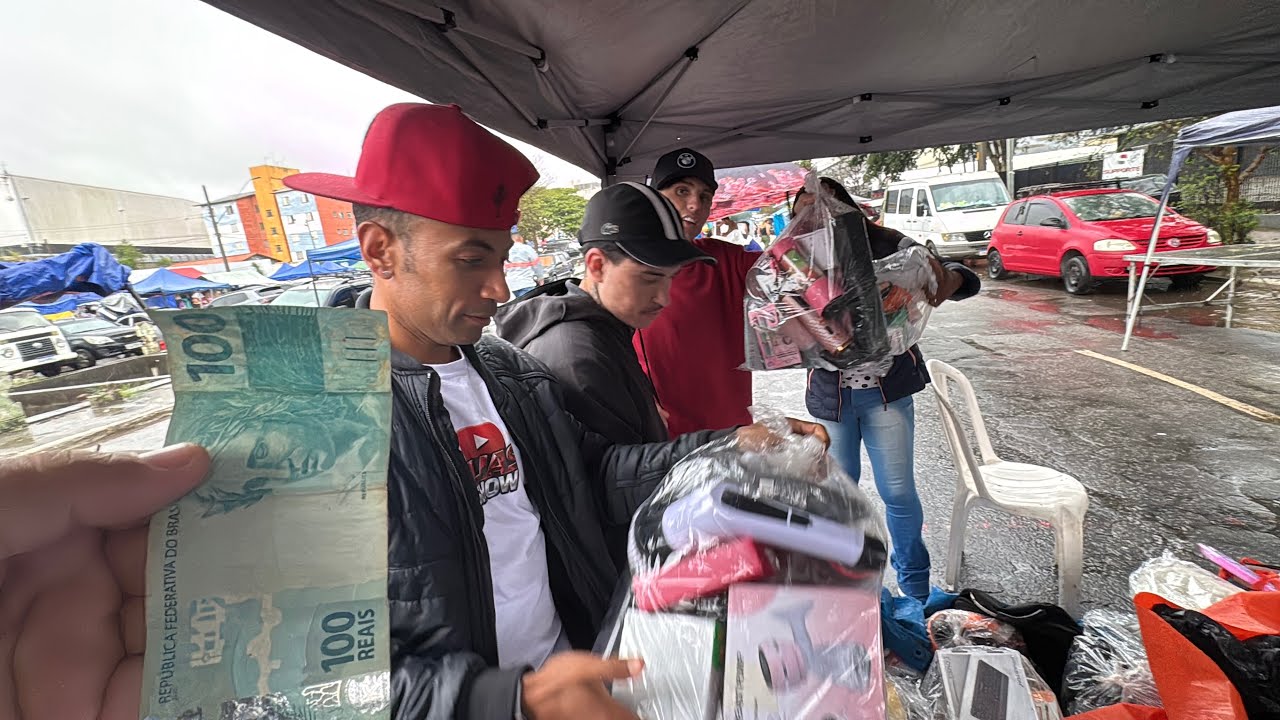 GASTAMOS 150,00R$ NA FEIRA DO ROLO EM GUARULHOS 