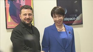 高市総理とゼレンスキー大統領が初の会談　ウクライナ支える「方針は揺るがない」(2026年9月23日)