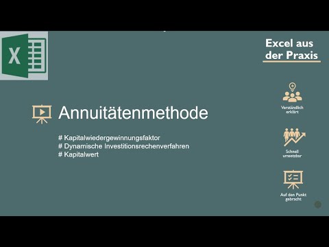 Annuitätenmethode, Kapitalwiedergewinnungsfaktor