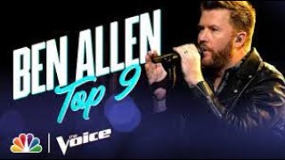 Ben Allen Sings Coach Blake Shelton&#39;s &quot;All About Tonight&quot; - The Voice Live Top 9 Performances 2020