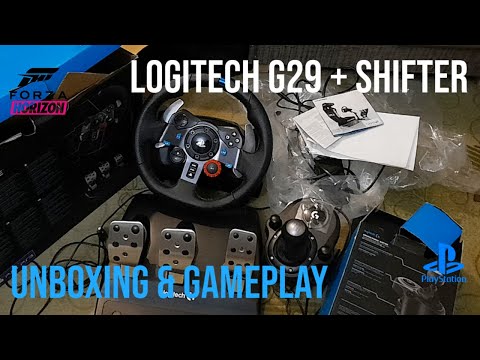 Logitech G29 Steering Wheel Unboxing And Gameplay for Ps3/Ps4/PC Driving Simulator