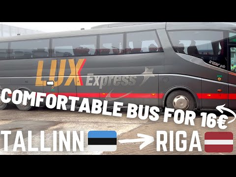 Lux Express PREMIUM Experience por um preço ACESSÍVEL | Tallinn - Riga