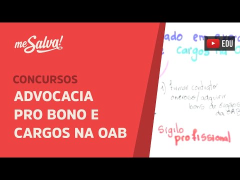 Me Salva! OABC03 - Advocacia pro bono, exercício de cargos na OAB