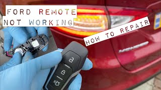 Ford Mondeo Remote Key Fob Battery Replacement 2016-