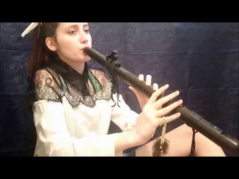 DANCING MOON - HIGH SPIRITS FLUTE CROW G by Pernelle