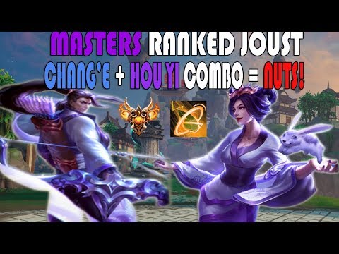 CHANG'E + HOU YI COMBO IS NUTS!! Masters Ranked Joust- SMITE