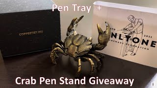 Pen Tray + Crab Pen Stand Giveaway (Over $100 Value)