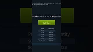 How To List Items On Steam Market #shorts
