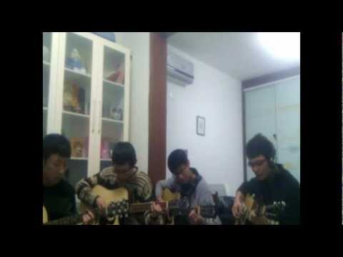 Canon in D. four guitar style~  four china boys