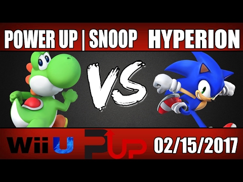 PowerUp | Snoop (Yoshi) vs Hyperion (Sonic) - Wii U Winners Round 2 - SOS