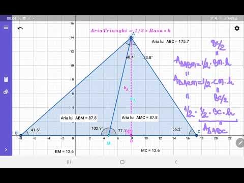 MEDIANA - TRIUNGHIURI ECHIVALENTE