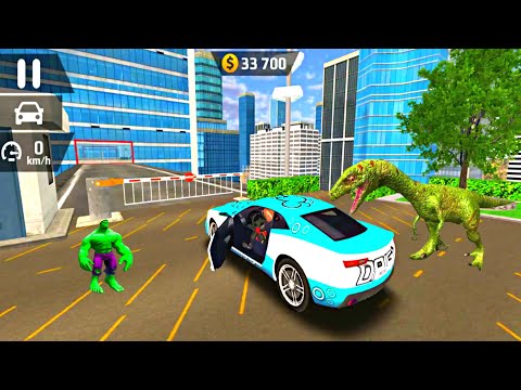 Blue Car Driving Simulator 02 - Stunt Ramp : Smash Car Hit - Android gameplay