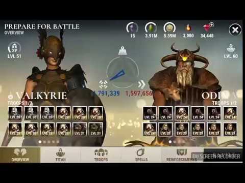 Norse God Battles : Valkyrie Vs Odin : Archers Vs Grenadiers (Part 1)