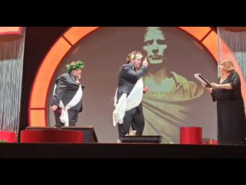 I Favete Linguis in "Cetra.... una volta!". Stefano Fresi, Emanuela Fresi e Toni Fornari