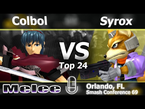SS|Colbol (Marth) vs. Syrox (Fox) - Melee Top 24 - SC:69