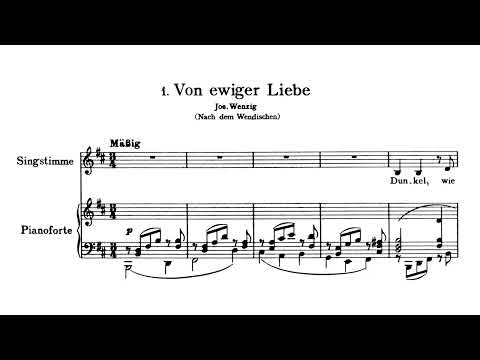 J. Brahms : 4 Gesänge, Op.43 - No.1 & 2