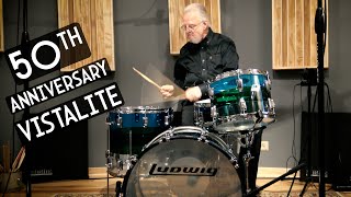 Video thumbnail for LUDWIG 50th Anniversary VISTALITE (Pattern "A" Fab Kit - 1 of 25!) by Steve Maxwell Drums