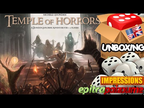 Temple of Horrors - Unboxing & Impressions (EN) by Epitrapaizoume