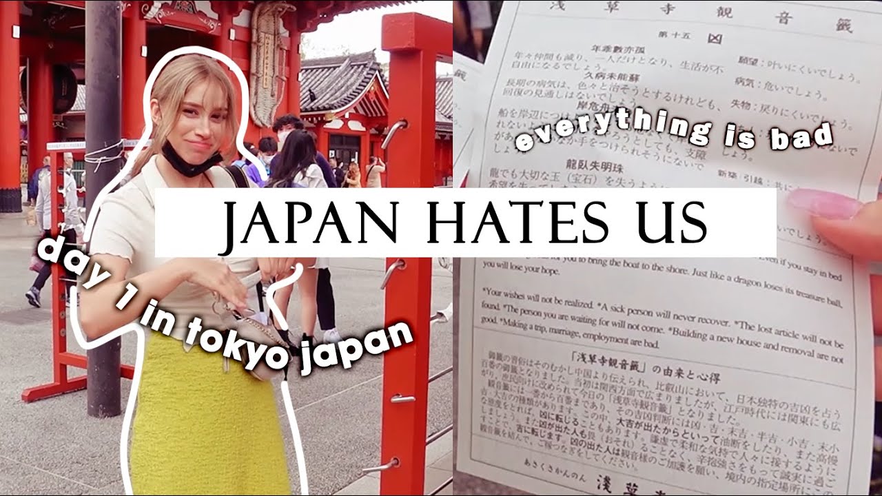 ⛩️ JAPAN TOLD ME TO GIVE UP ⛩️ & a lifetime of BAD LUCK? a day in the life in tokyo