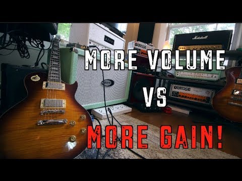More Volume VS More GAIN!! ( What do you prefer?)
