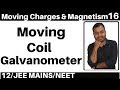 Moving Charges N Magnetism 16 Moving Coil Galvanometer Radial Field Current N Voltage Senstivity
