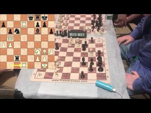 Danilo Cuellar FIDE 2116 vs GM Michael Rohde USCF 2550, 3 0 minute blitz, Game 3
