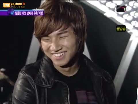 [Vietsub] Big Bang - Mnet Wide News - Caffe Latte Shooting Scene 090427