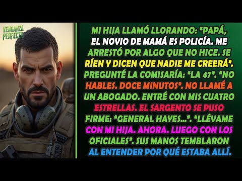 El novio policía de mamá arrestó a mi hija. 'Nadie le creerá'. Yo entré con cuatro estrellas.